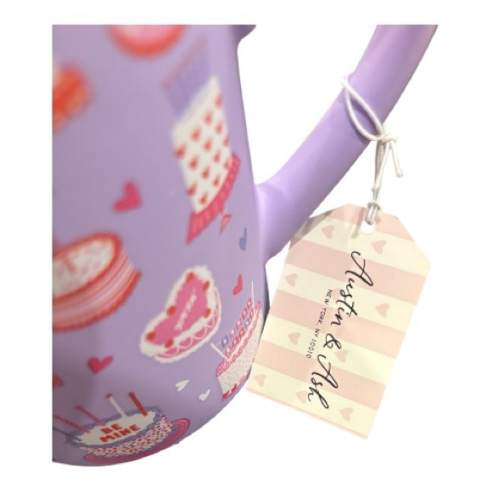 Lavender Valentine Cake Pattern Mug - Picture 3 of 5
